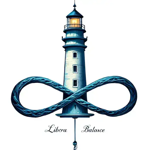 Libra Lighthouse Infinity Balance Mind Body God