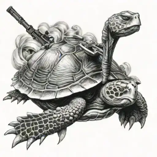 Turtle With A Ak47