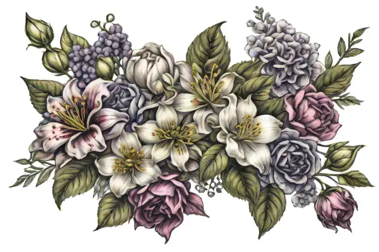 Birth Flower Bouquet