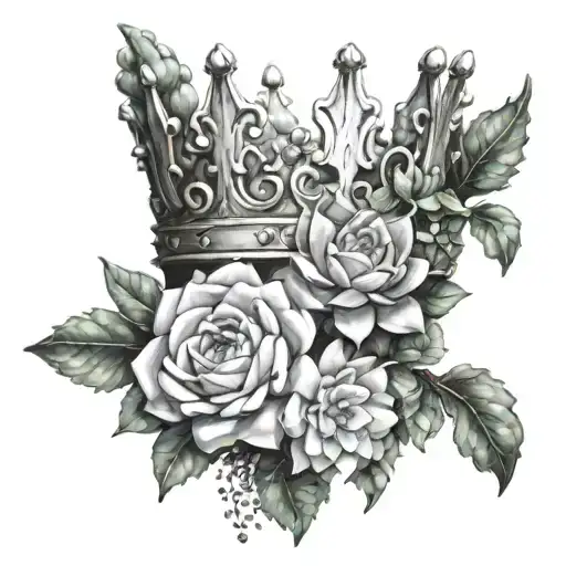 Crown Adorned With Succulents