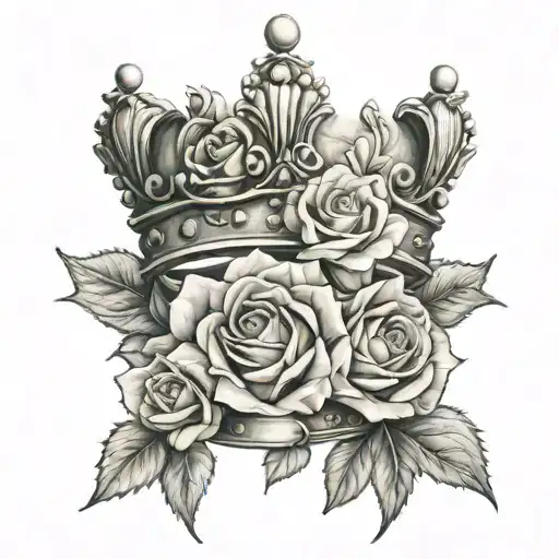 Crown Adorned With Roses
