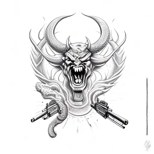 Devil Shooting Gun