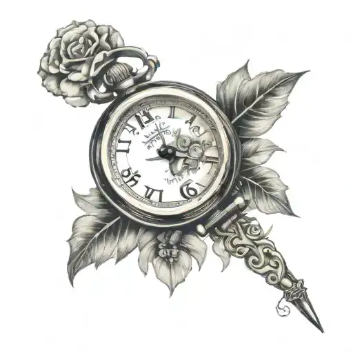 Hand Watch With Time And Date My Baby Was Born Baby Girl