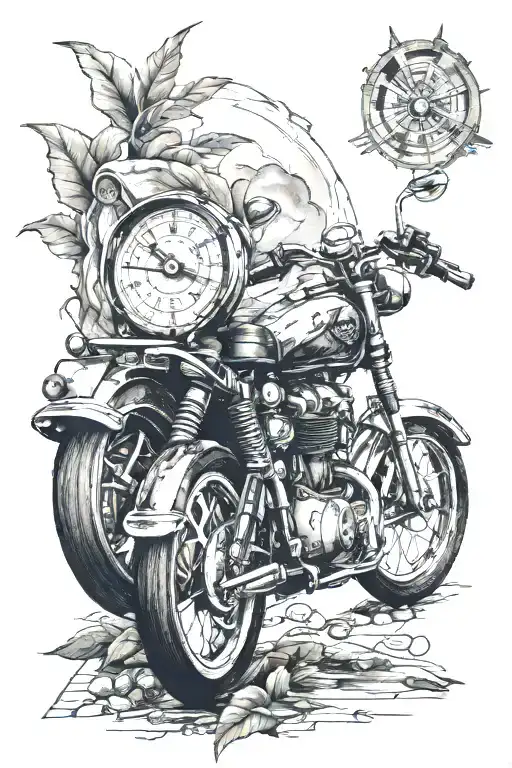 Mototbike Adventures On Compass