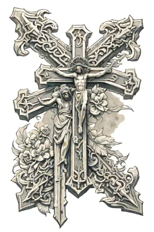 3 Crosses Jesus Cross