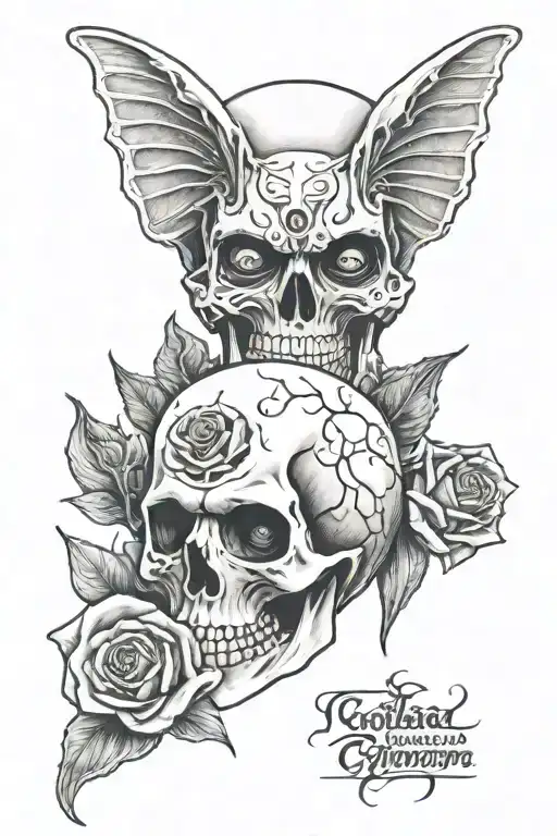 Ghost With Rose Iris And Papa Emeritus Terzo