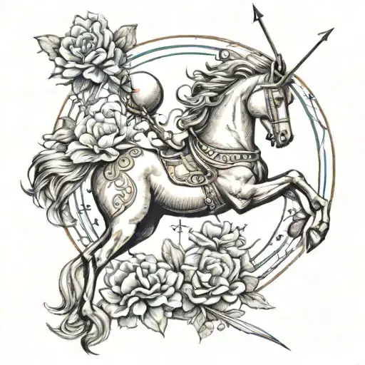 Sagittarius Zodiac Sign With Unique Style