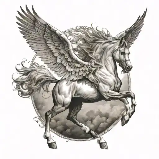 Pegasus Horse With Wings