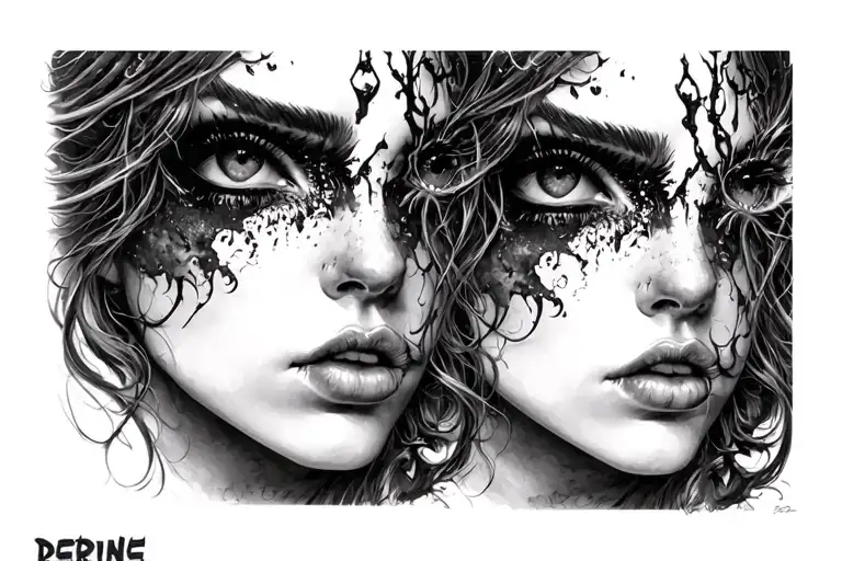 Sexy Siren Evil Beautiful Face