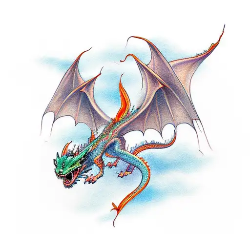 3 Little Flying Dragons