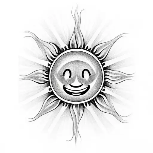 Smiley Face On A Sun