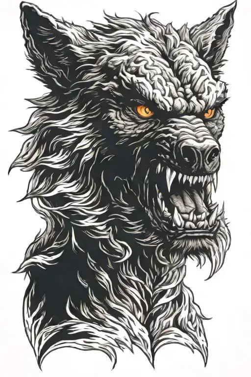 Fire Werewolf