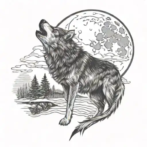 Wolves Howling At The Moon