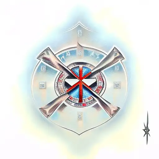 Christian Cross With The Last Name Nunez