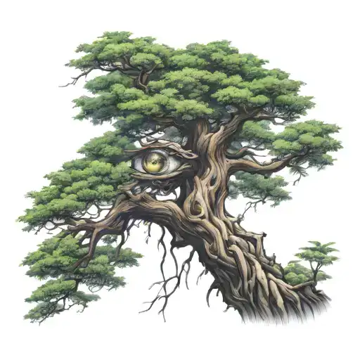 Bonzai Tree With Eye