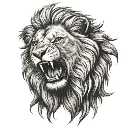 Lion Roaring Crown Made