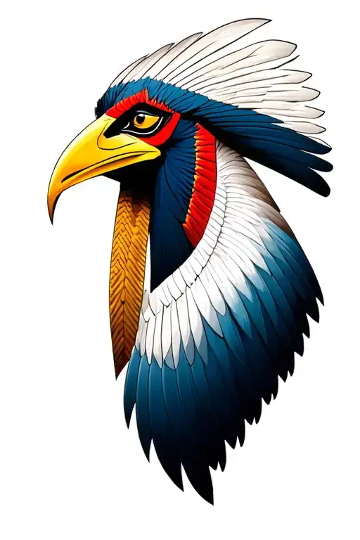 Horus Portrait Looking Straight Ahead