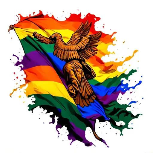 Stoneall Riots Dynamic People Pride Flag In Color