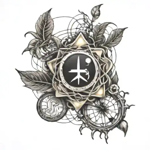 Serotonin Hormone Structure And Protection Symbol