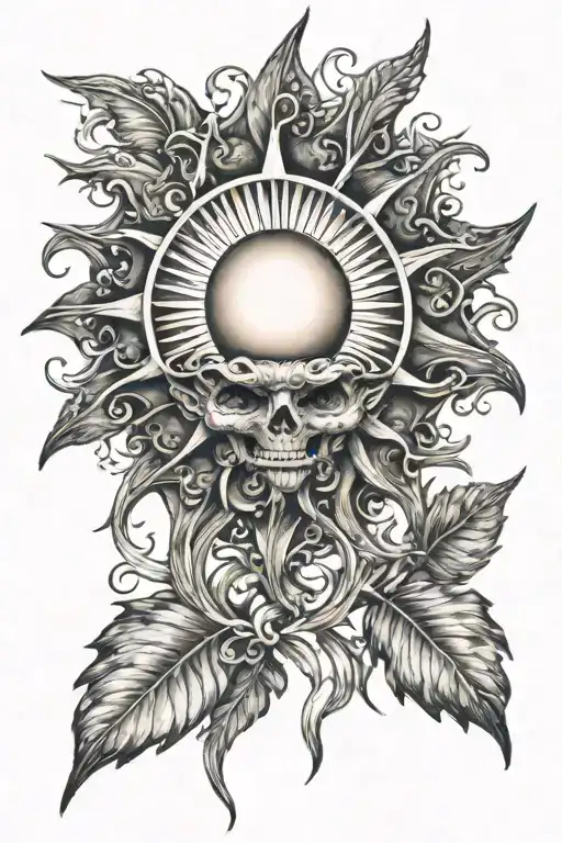 Sun In The Background