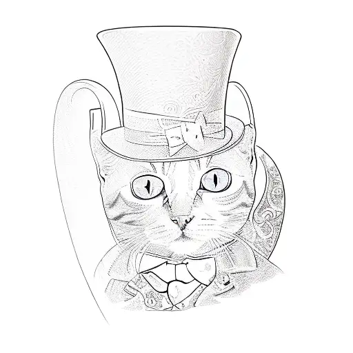 A Cat In A Top Hat