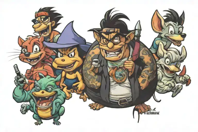 90S Cartoon Characters