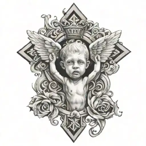 Gangsta Cross With Angel