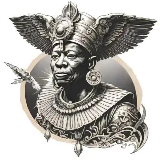 God Of The Sun Ra Tatoo