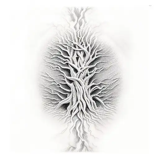 Tree In Hell And Heaven