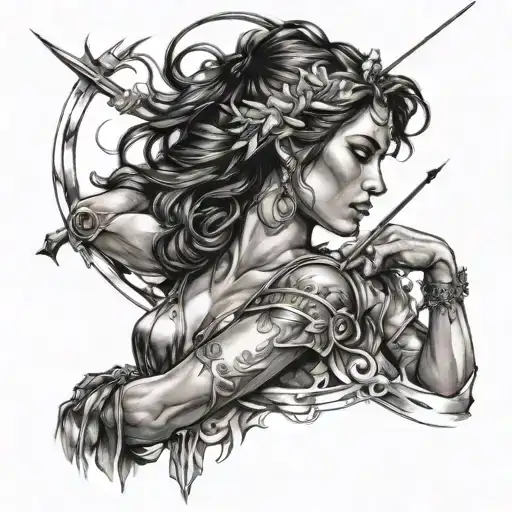 Sagittarius Goddess Sexy Woman