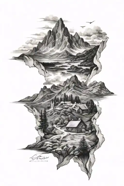 Scottish Mountain Landscape