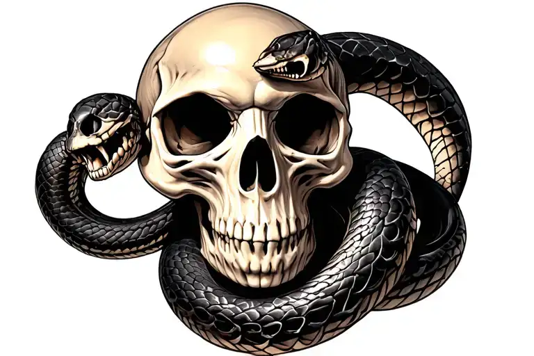 Death Eater Skull And Snake