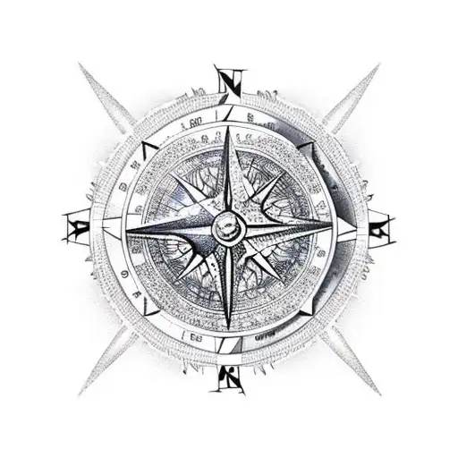 Dragon Lion Compass