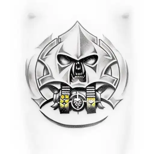 Warhammer 40K Battleship In A Realistic Style