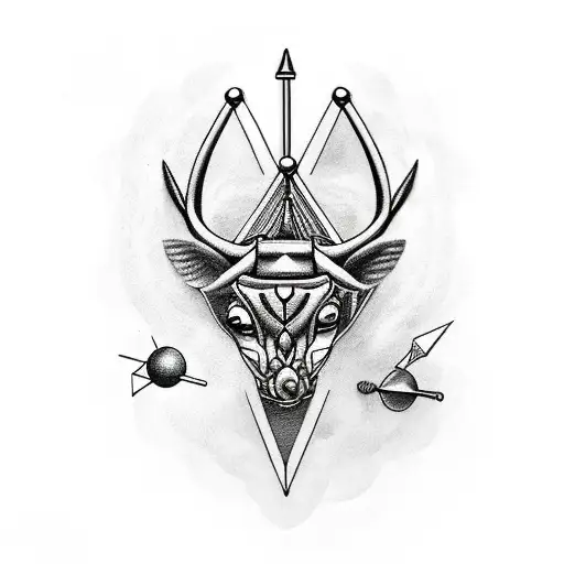 Sagittarius With An Arch