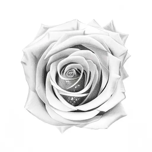 Writing In Stem Rose