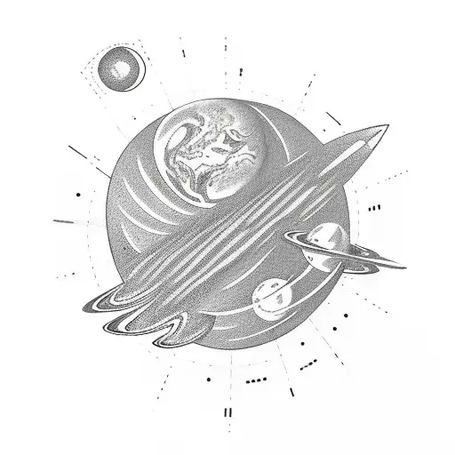 Rocket With A Planet