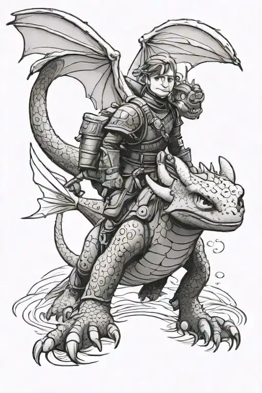 Cartoon How To Train Your Dragon