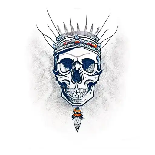 Skull With Headdress