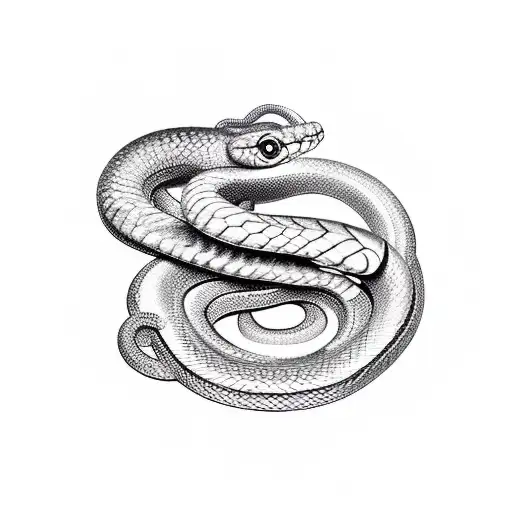 Shackle Turning Into Snake