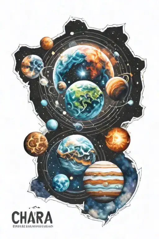 Chakra Planets Galaxy Universe Handofgod