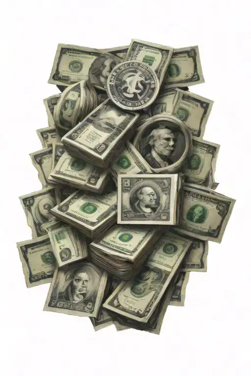 Money Symbols Representing Different