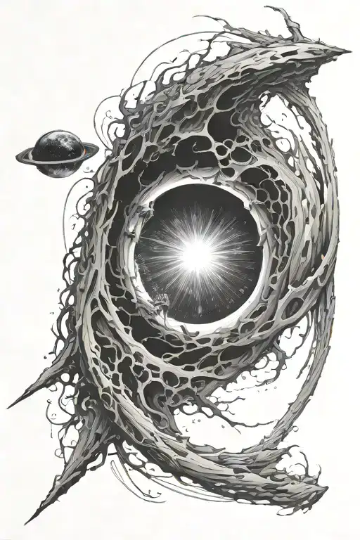 Black Hole Surrounded