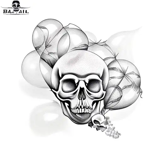 Baloon And Skull