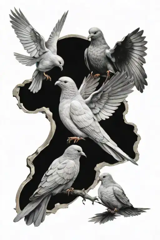 Doves And Black Babies