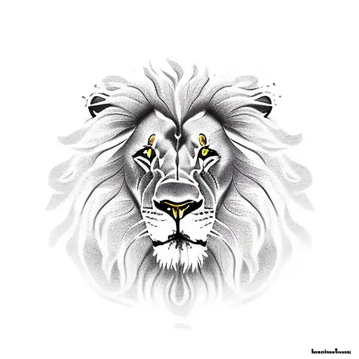 Lion With Battle Scars