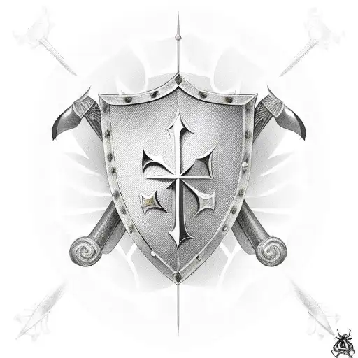 Medieval Sword And Shield