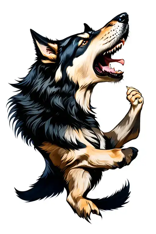 Doog To Fight Wolf Howling