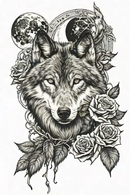 Wolf Roses And The Moons
