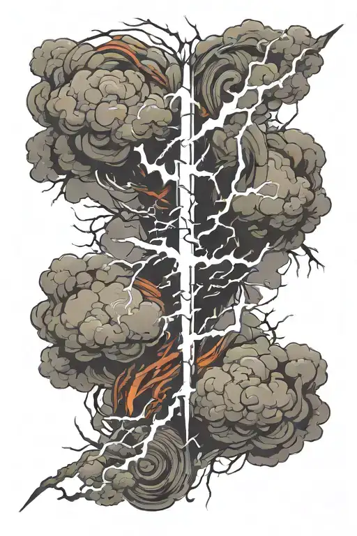 Quote Faith With Lightning Bolts